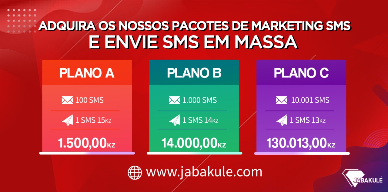 Envio de sms sms Com Sender ID com preços muito baixos com Jabakule 